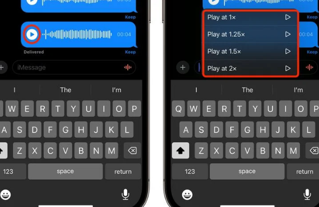 梁溪苹果15维修中心分享iPhone15如何调整音频消息速度
